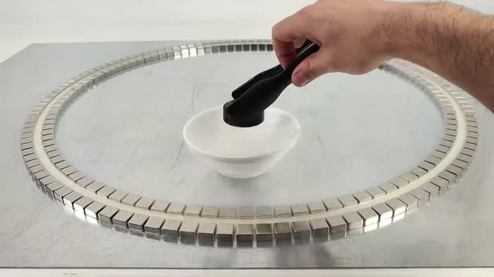 Experiment at  -196°C, Quantum Levitation _ Magnetic Games 