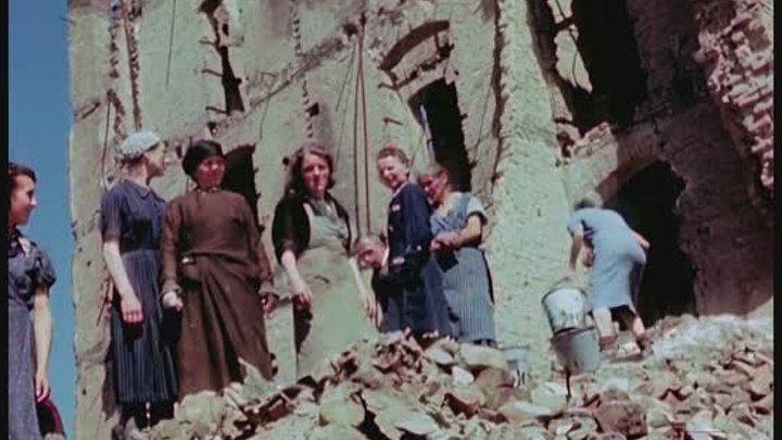 Berlin in July 1945 (HD 1080p color footage)