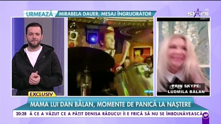 Mama lui Dan Bălan, momente de panică ....