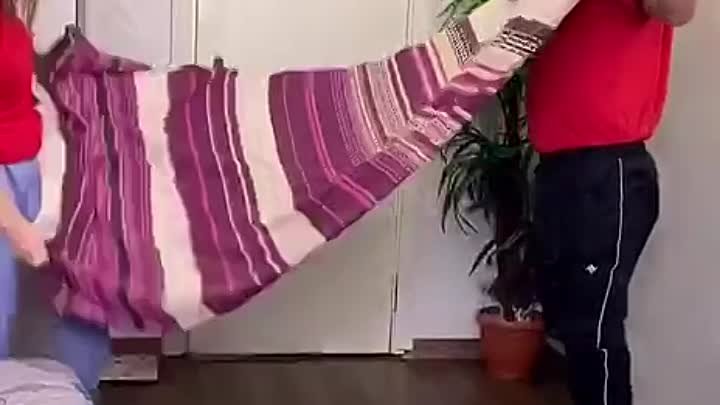 Заправляем одеяло