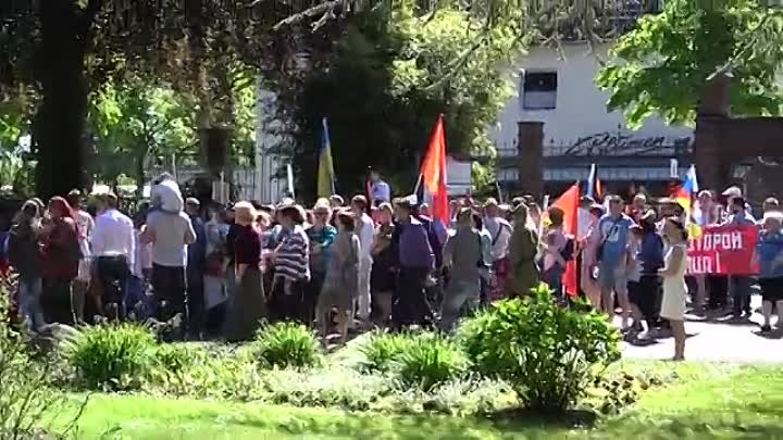 Бессмертный полк в Кёльне. 2018 год.