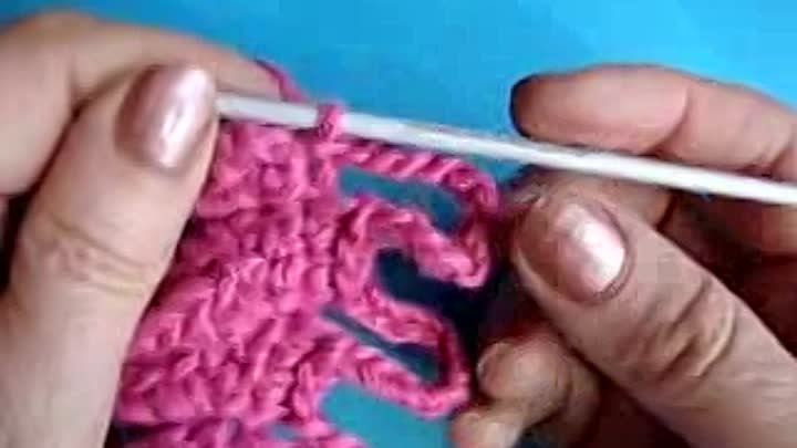 Как вязать листик крючком Урок 303 How to crochet leaf