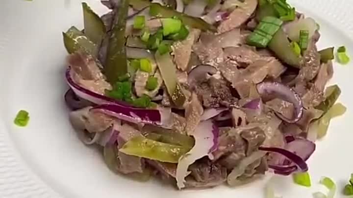 Салат из языка😋🔥