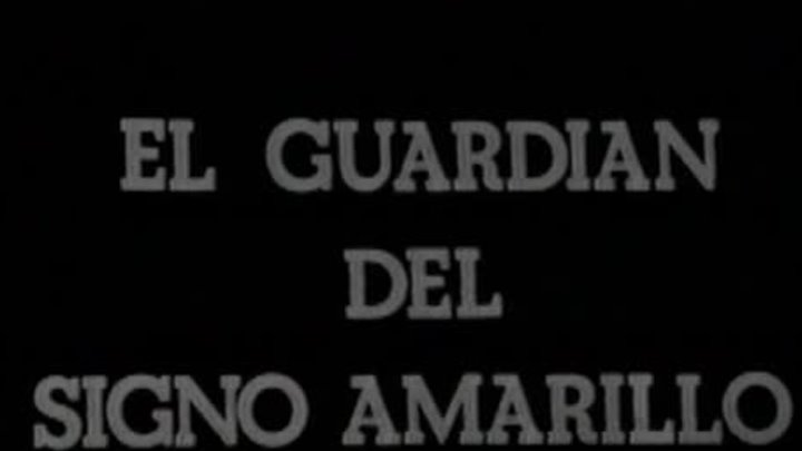 Ficciones - RTVE - El guardián del signo amarillo (1974, TV)