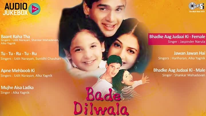 "Bade Dilwala" 1999 Audio Songs Jukebox  Sunil Shetty, Priya Gill, Aadesh Shrivastava  Hit Hindi Songs