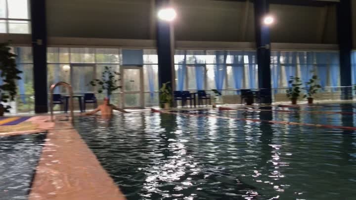 Потрясающий бассейн санатория "Лесное"