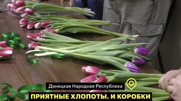 Тысяча тюльпанов – для врачей Донбасса