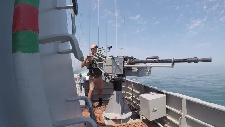 «Кубок моря-2018»: этап артиллерийской стрельбы по плавающим мишеням