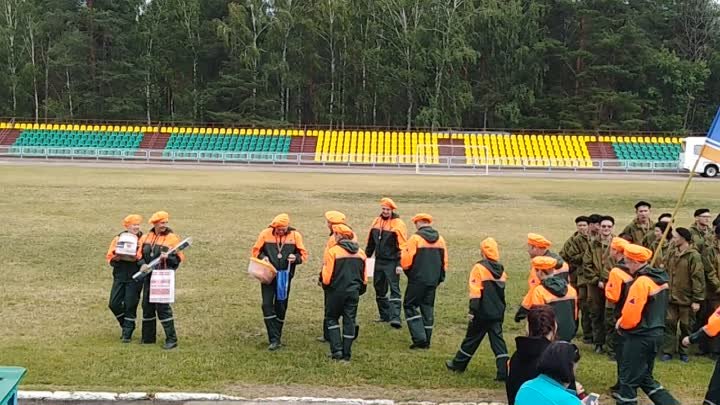 Награждение Санитарной дружины за 2 место. г. Светлогорск 22.06.2018 ...