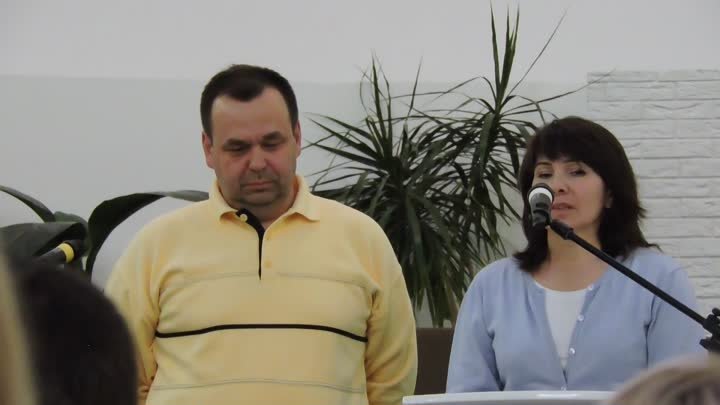 Свидетельство Олега и Елены после крещения
