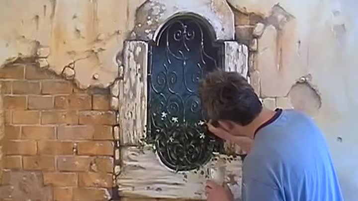 Murals & Trompe loeil - Venetian Window (Low)