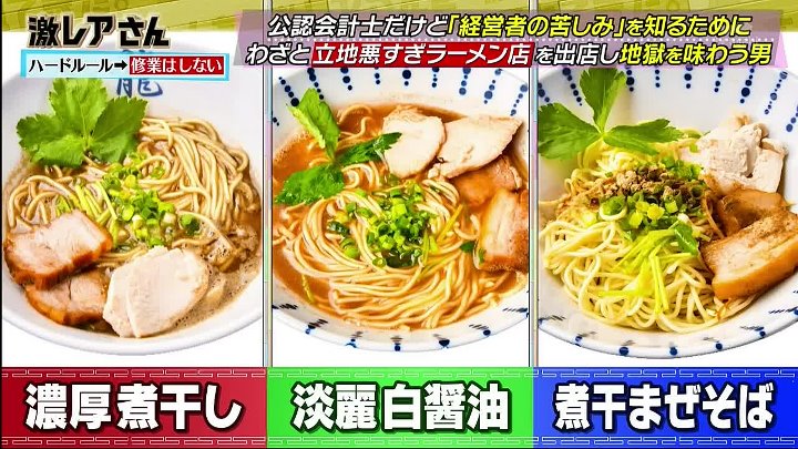 激レアさんを連れてきた。 動画  自分を苦しめるために…ラーメン屋さんをオープンした人 |  2023年3月13日