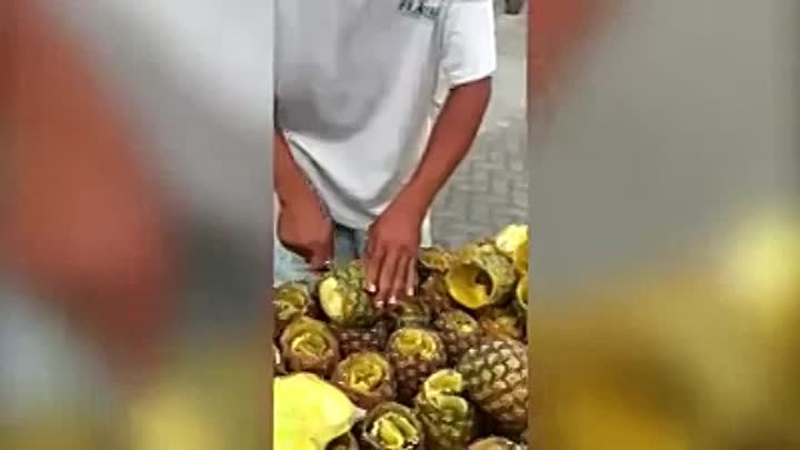 Как резать ананас
