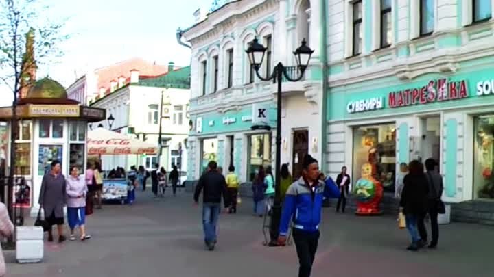 Прогулка по центральным улицам Казани