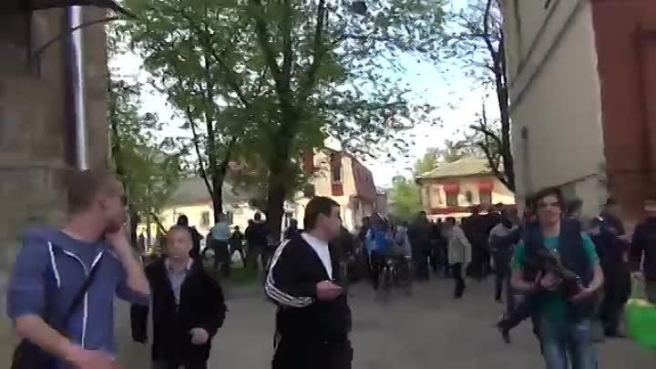 Погромы нацистов в Харькове 27 апреля как Репетиция Бойни 2 Мая в Одессе!