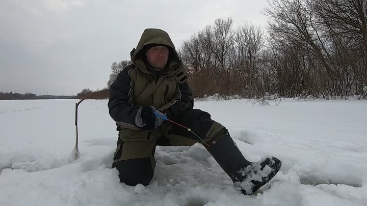 Безмотылка выручает в безклёвье Рыбалка на реке Проня в январе