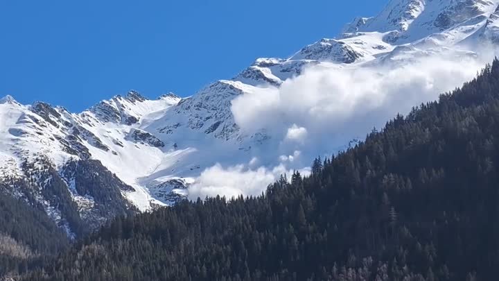 Четыре человека погибли от схода лавины в Альпах.