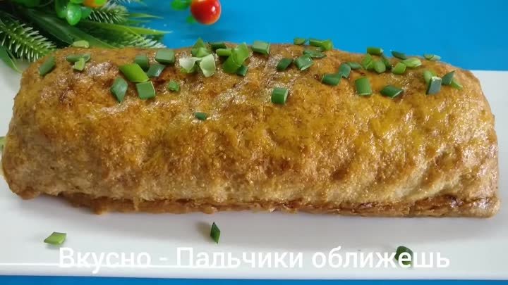 Рецепт ИЗ ФАРША в духовке. Мясной рулет за 5 минут с яйцом. Вкусно - ...