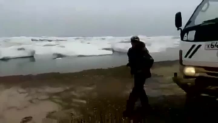 Лёд в июне у берегов Сахалина (полная версия)