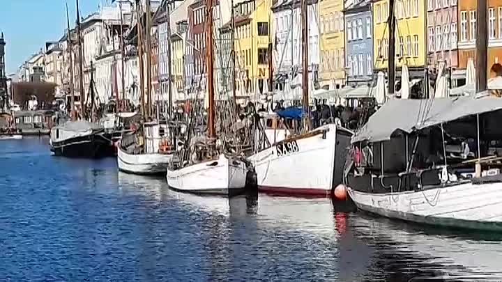 Дания, Копенгаген, апрель 2019 набережная