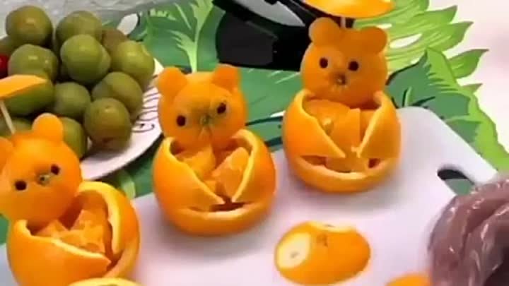 Интересная подача апельсинов 🍊