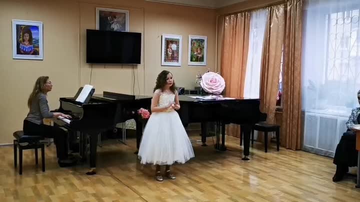Песня "Задрожали листы", Полина Устинова (10 лет) 