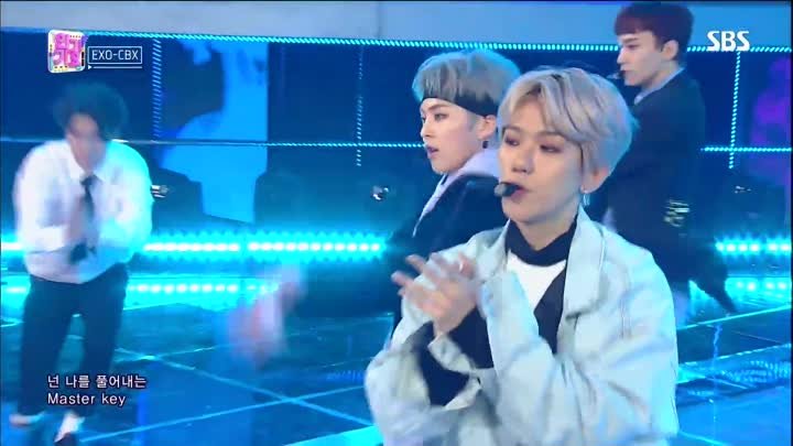 EXO-CBX - 花요일(Blooming Day) - Inkigayo 20180422