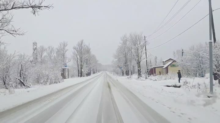 Зима пришла в Александровск-С.  Автор  Илья Руднев.