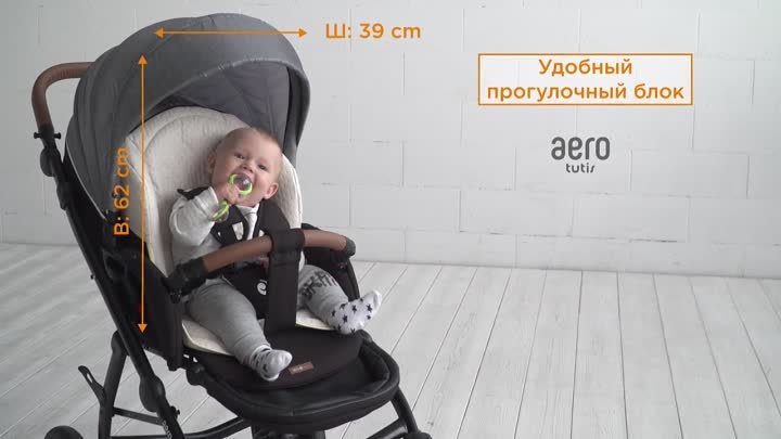 Удобный прогулочный блок AERO TUTIS коляски