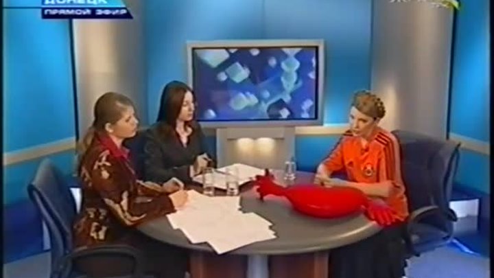 Юля Тимошенко -2004 г- в защиту русского языка-