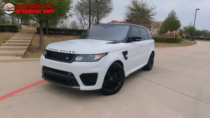 2017 LAND ROVER Range Rover Sport SVR. Английский внедорожник.