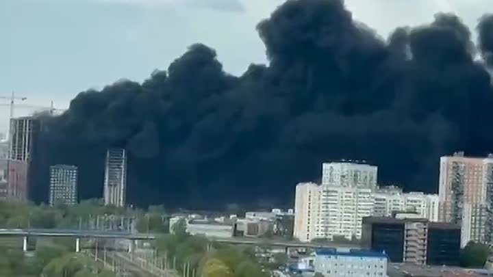 Пожар в новом ЖК в Москве