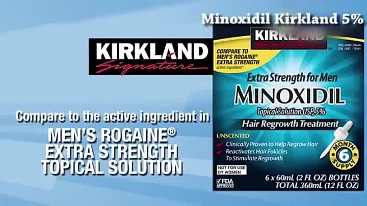 Minoxidil Kirkland 5% - самое эффективное средство для роста волос.