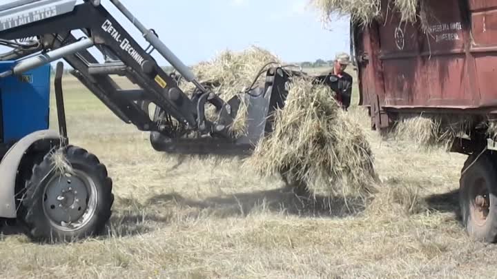 Один день из жизни механизатора! Сенокос. Возим сено на МТЗ-80