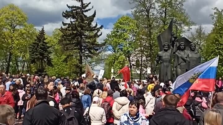 Парад на День Победы 9 мая 2023 год город Владимир праздник 