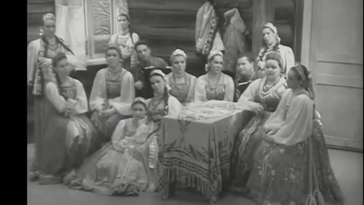 Уральский русский народный хор - Белым снегом (1962г)