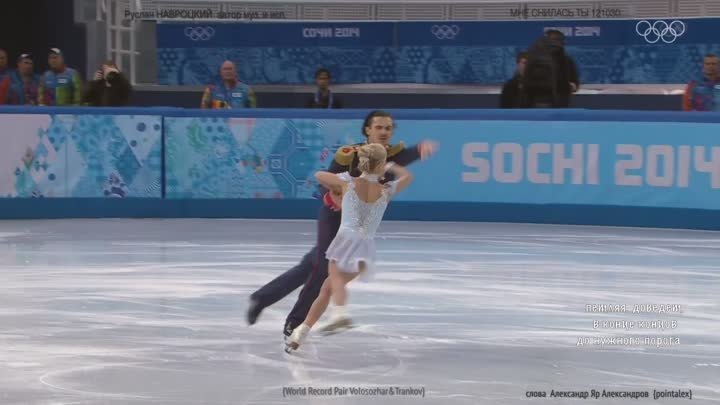 МНЕ СНИЛАСЬ ТЫ 121030 {World Record Pair Volosozhar&Trankov} Руслан НАВРОЦКИЙ