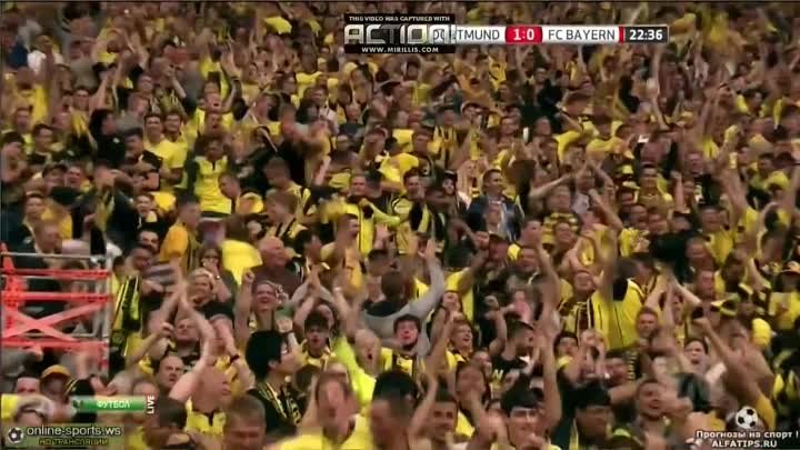 Henrikh Mkhitaryan Goal -Borussia Dortmund vs Bayern Munich 1-0 - Su ...