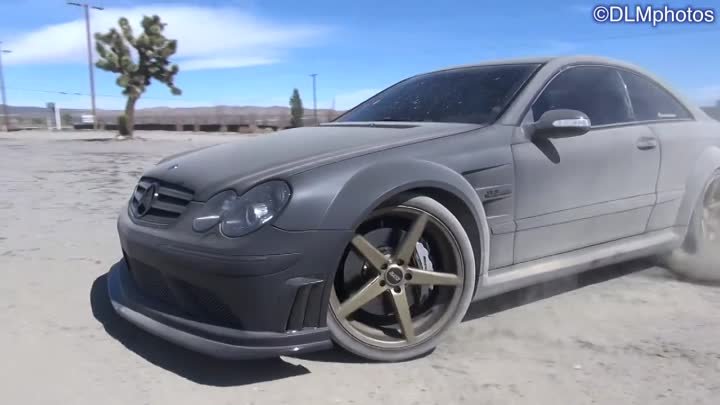 Mercedes CLK Black Series HOONING in the Desert...EPIC Drifts &  ...