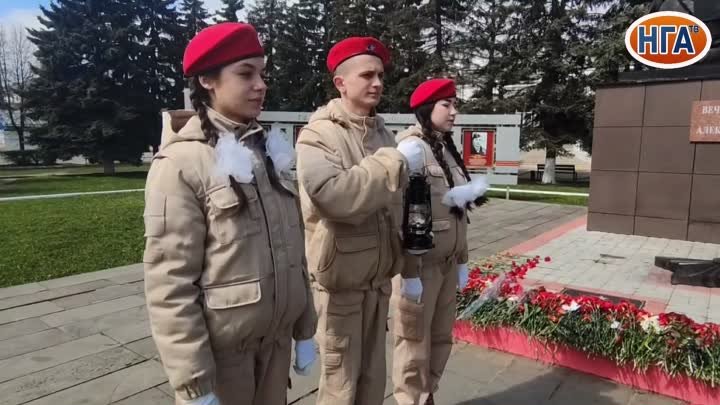 "Огонь Памяти" доставили в город Александров