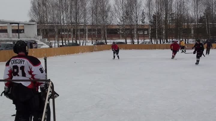Хоккейная команда села Пригорского