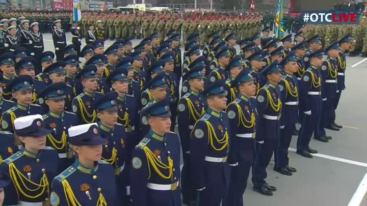 Репетиция военного парада войск Сибирского гарнизона, посвящённого 7 ...