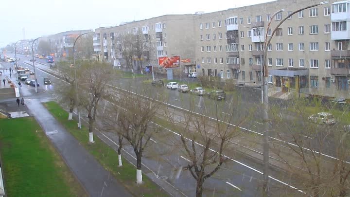 Кемерово Традиционный снег. 17 мая 2023(-2 ожидаем утром)