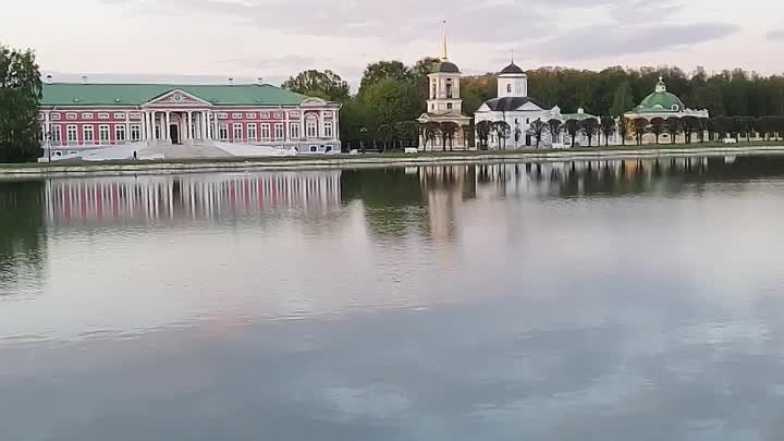 Красивый Парк Кусково. Россия. Москва