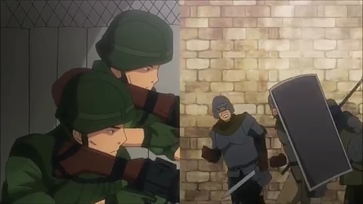 Gate AMV in the army now(360P).mp4