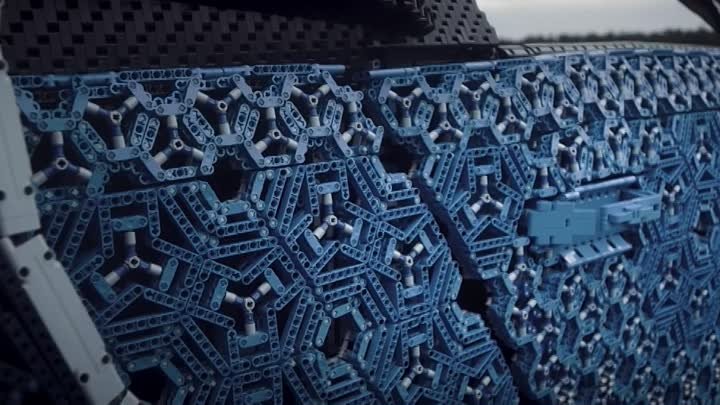 LEGO Technic full-sized Bugatti Chiron in Action