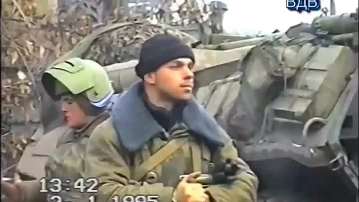 45 полк спецназа ВДВ на консервном заводе в Чечне