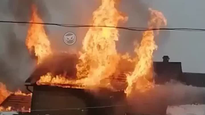 Пожар в бане "Ляпота"