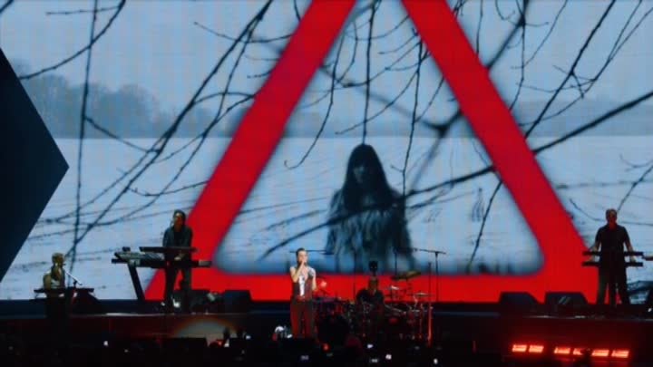 A fragment of the speech Depeche Mode Live In Berlin 2013