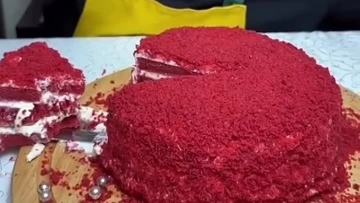 Торт 'Красный бархат' .mp4